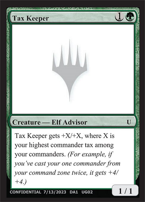 Tax Keeper — Unknown Event UG02b