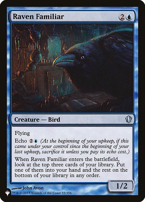 Corvo Familiar — The List C13-55