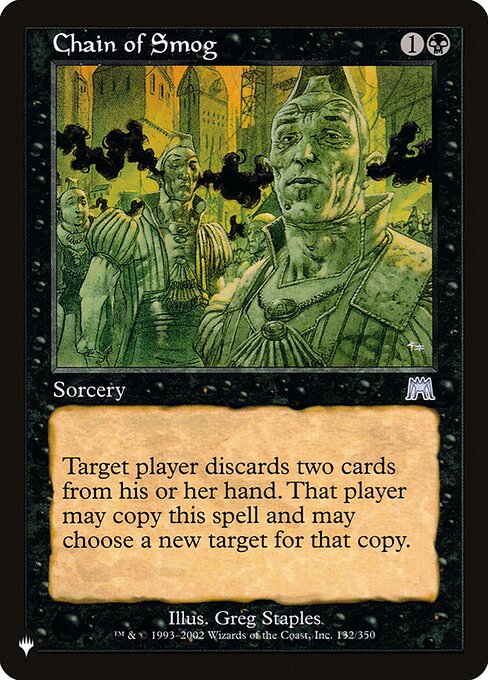 Corrente de Smog — The List ONS-132