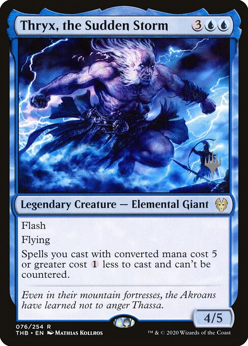 Trix, a Tempestade Repentina — Theros Beyond Death Promos 76p