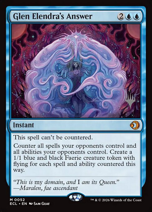 Glen Elendra's Answer — Lorwyn Eclipsed Promos 52p