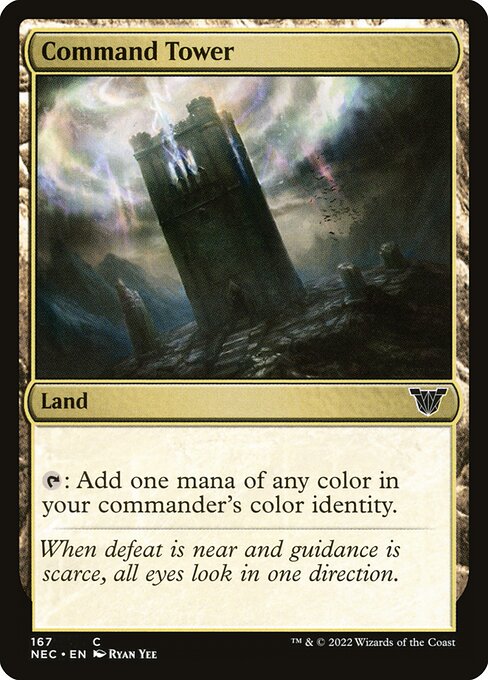 Torre de Comando — Neon Dynasty Commander 167
