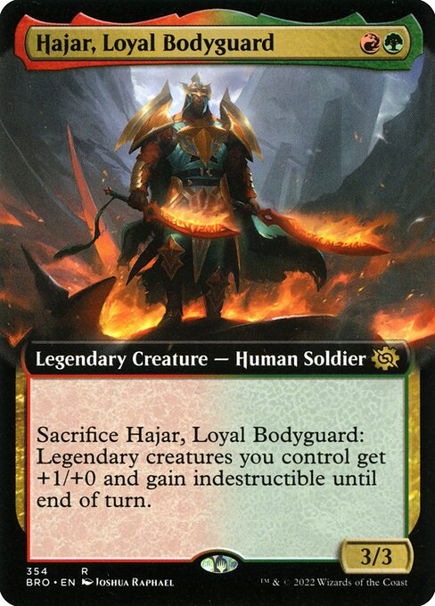 Hajar, Guarda-costas Leal — The Brothers' War 354