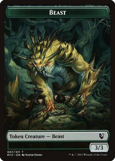 Beast — Midnight Hunt Commander Tokens 7