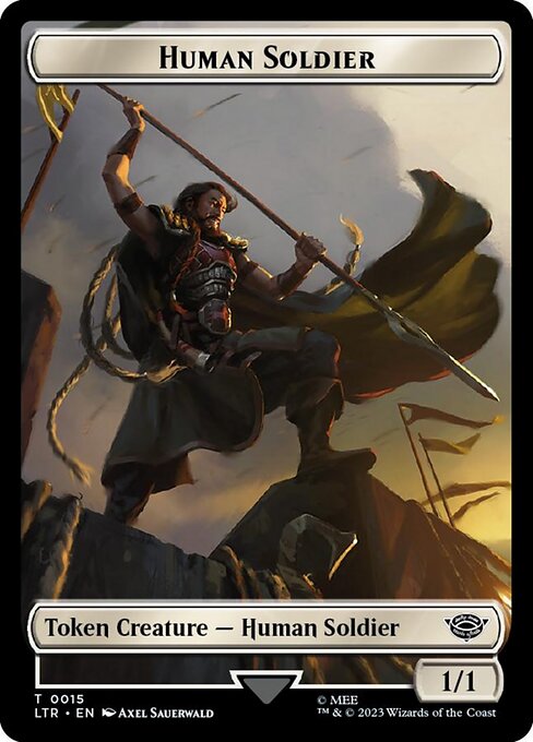 Human Soldier — Tales of Middle-earth Tokens 15