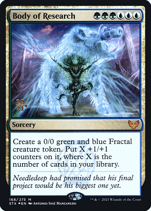 Corpo de Pesquisa — Strixhaven: School of Mages Promos 168s