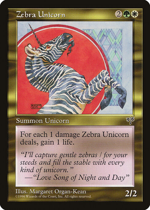 Unicórnio-Zebra — Mirage 290