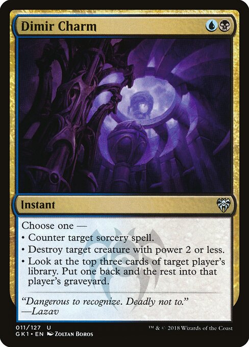 Amuleto Dimir — GRN Guild Kit 11