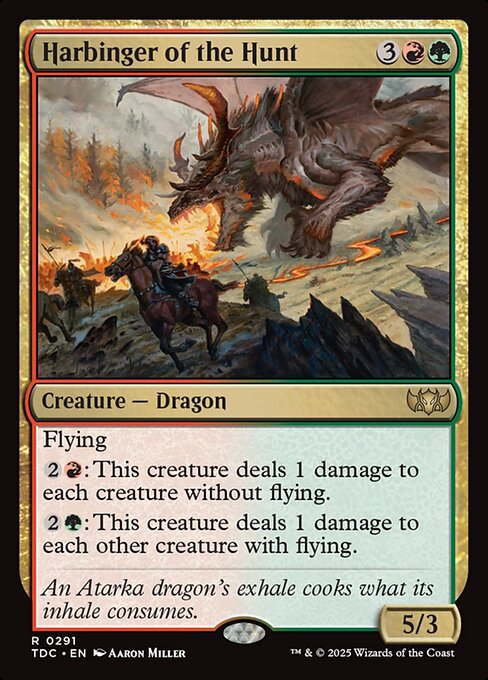 Anunciador da Caçada — Tarkir: Dragonstorm Commander 291