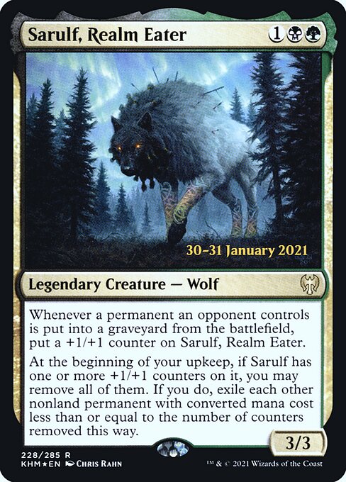 Sarulf, Devorador de Reinos — Kaldheim Promos 228s