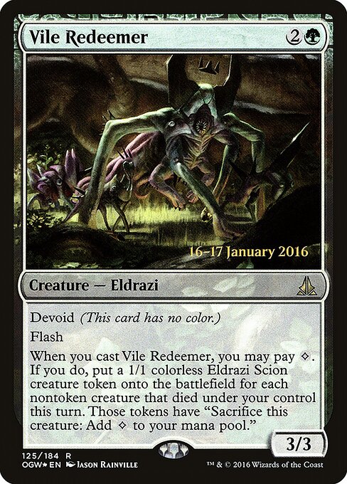 Redentor Vil — Oath of the Gatewatch Promos 125s