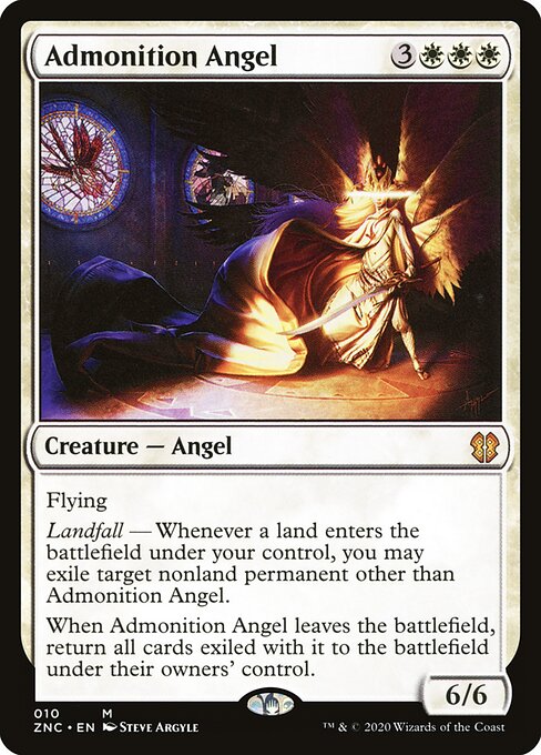 Anjo da Admonição — Zendikar Rising Commander 10