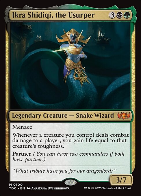 Ikra Shidiqi, a Usurpadora — Tarkir: Dragonstorm Commander 100