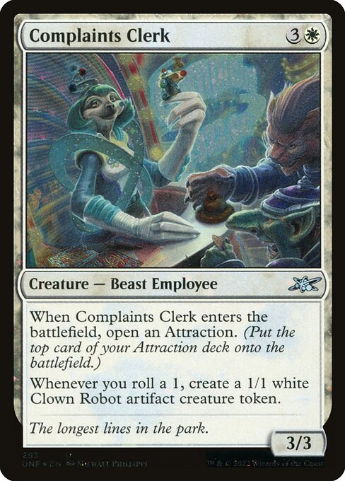 Complaints Clerk — Unfinity 293