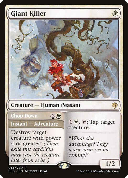 Matador de Gigantes // Decepar — Throne of Eldraine Promos 14p