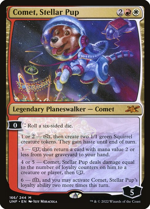 Comet, Stellar Pup — Unfinity 166