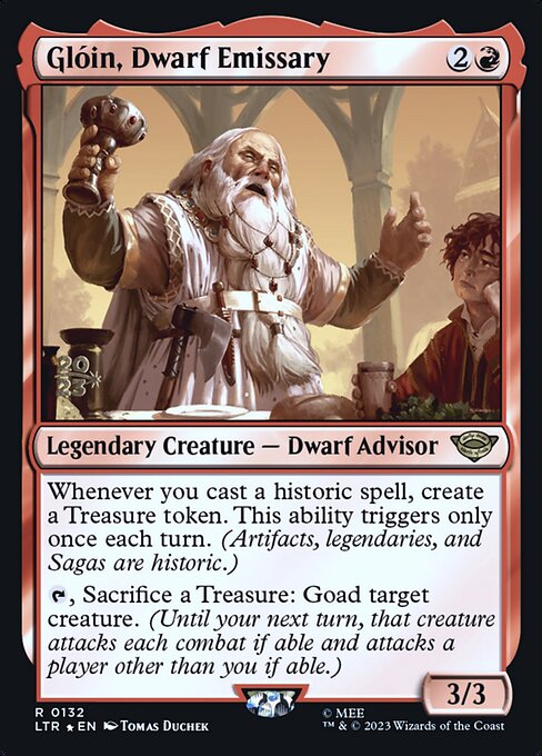 Glóin, Emissário dos Anões — Tales of Middle-earth Promos 132s