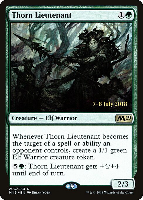 Tenente dos Espinhos — Core Set 2019 Promos 203s