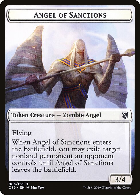 Angel of Sanctions — Commander 2019 Tokens 6