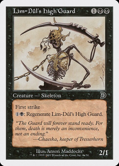 Guarda de Honra de Lim-Dûl — Deckmasters 6a