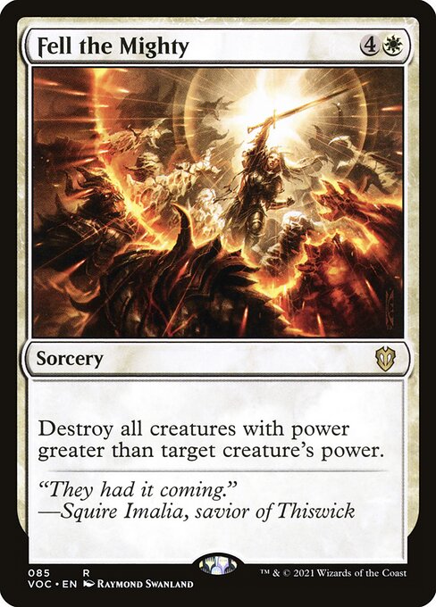Derrubar os Poderosos — Crimson Vow Commander 85