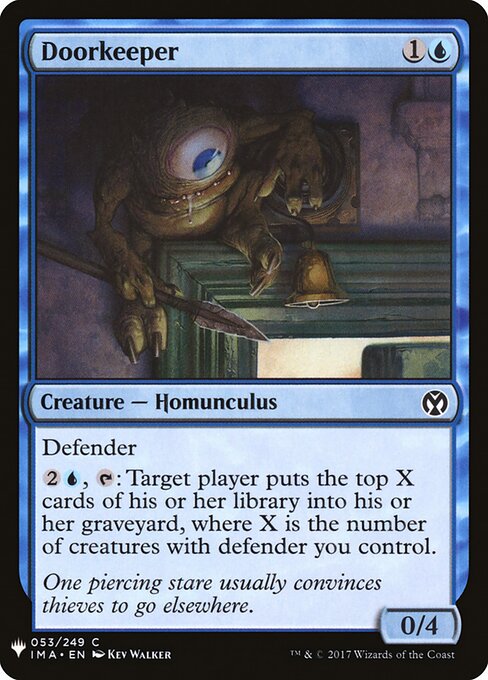 Porteiro — The List IMA-53