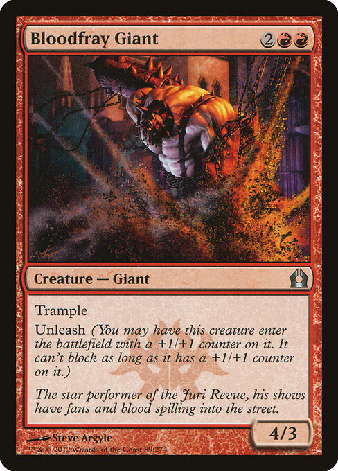Gigante da Cólera Sanguinária — Return to Ravnica 89