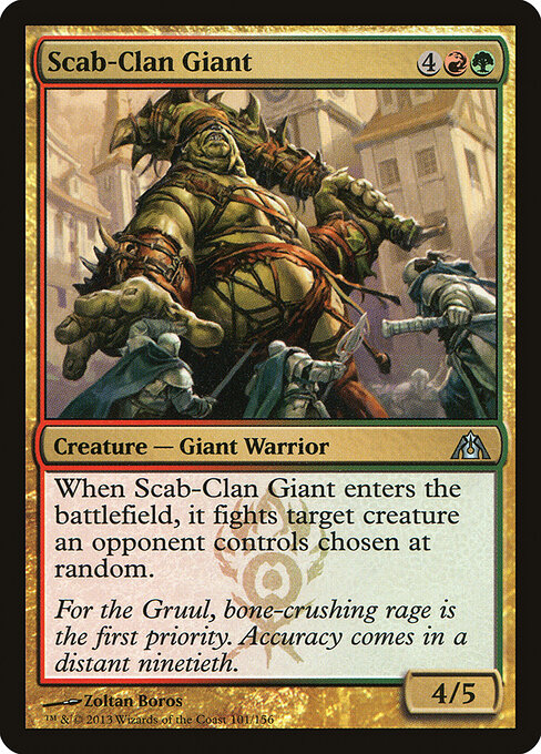 Scab-Clan Giant — Dragon's Maze 101