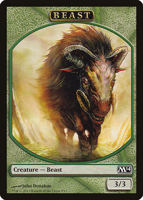 Beast — Magic 2014 Tokens 9
