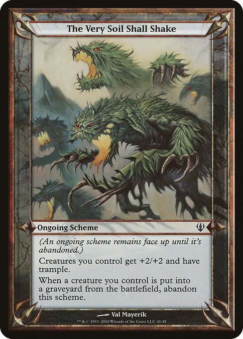 The Very Soil Shall Shake — Archenemy Schemes 41★
