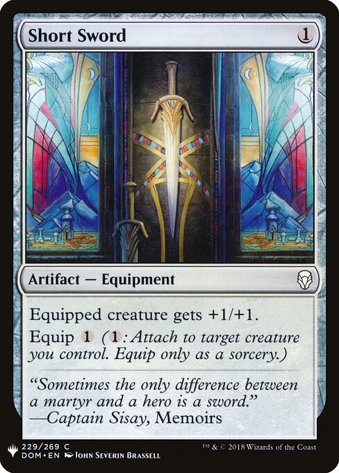 Espada Curta — The List DOM-229