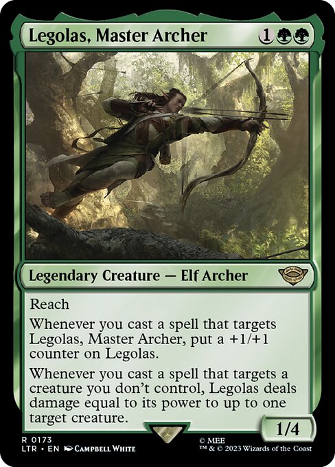 Legolas, Mestre Arqueiro