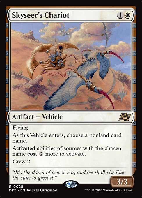 Skyseer's Chariot — Aetherdrift Promos 28p