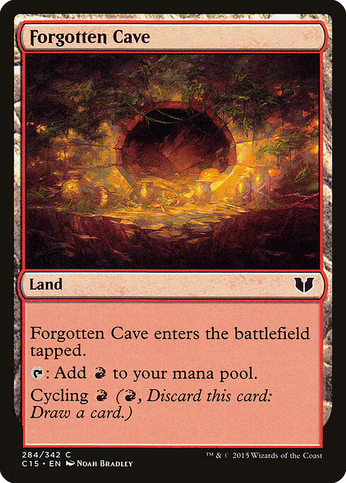 Caverna Esquecida — Commander 2015 284