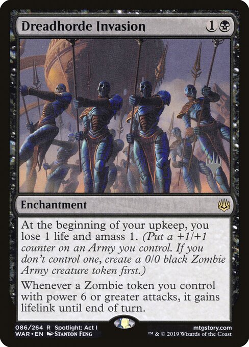 Invasão da Horda Medonha — War of the Spark Promos 86p