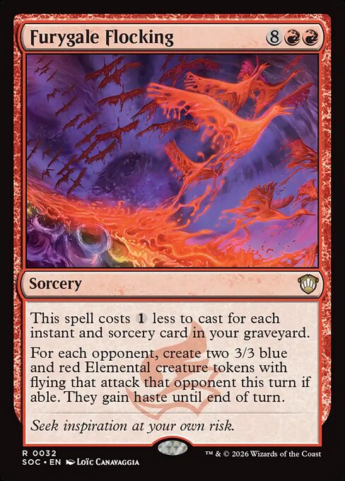 Furygale Flocking — Secrets of Strixhaven Commander 32