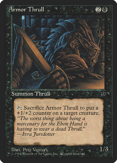 Armor Thrull — Fallen Empires 33a