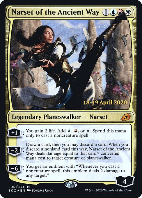 Narset do Caminho Antigo — Ikoria: Lair of Behemoths Promos 195s
