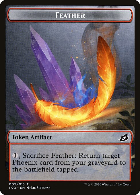 Feather — Ikoria: Lair of Behemoths Tokens 9