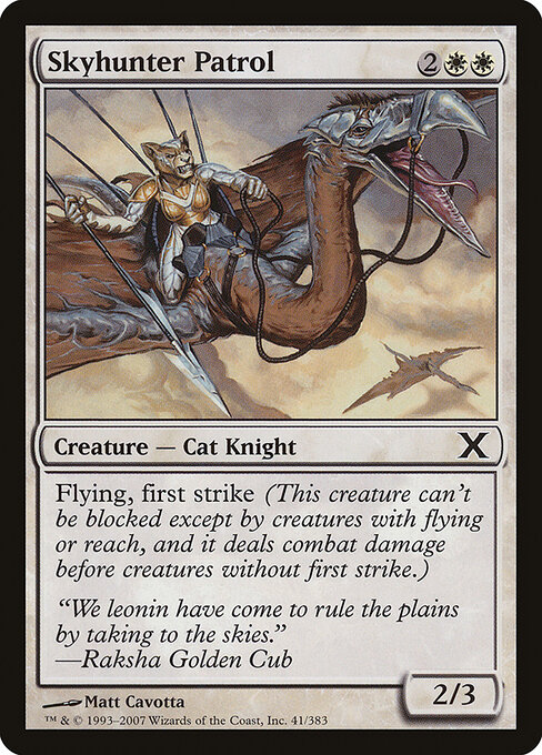 Patrulha Caçadora Celeste — Tenth Edition 41
