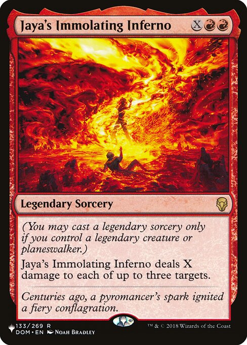Inferno Imolante de Jaya — The List DOM-133