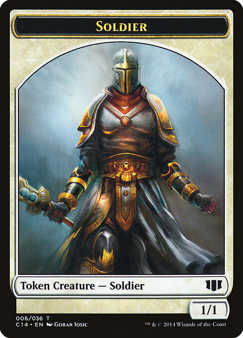 Soldier — Commander 2014 Tokens 6