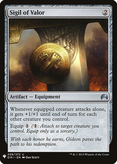 Insígnia de Bravura — The List ORI-239