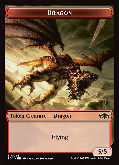Dragon — Tarkir: Dragonstorm Commander Tokens 14