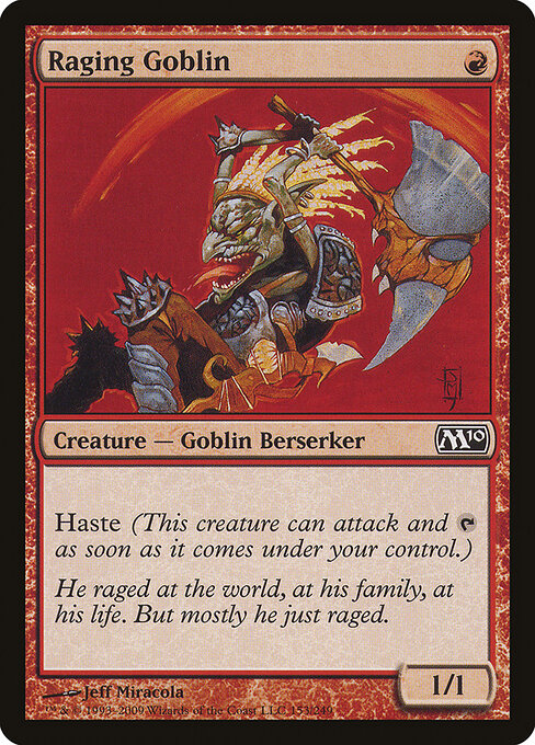 Goblin Enfurecido — Magic 2010 153