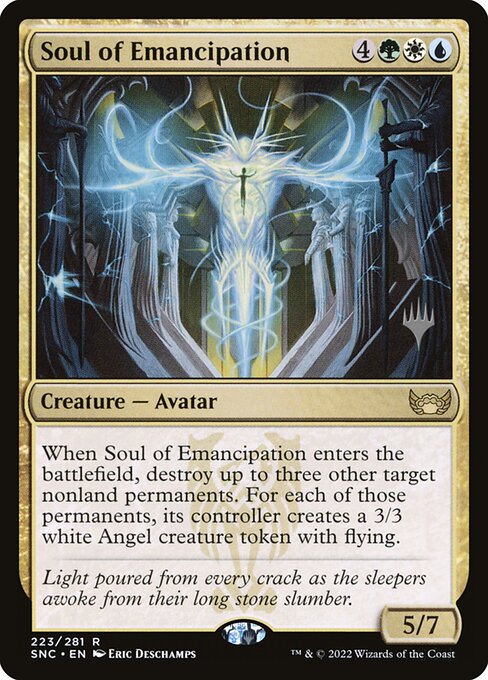 Alma da Emancipação — Streets of New Capenna Promos 223p