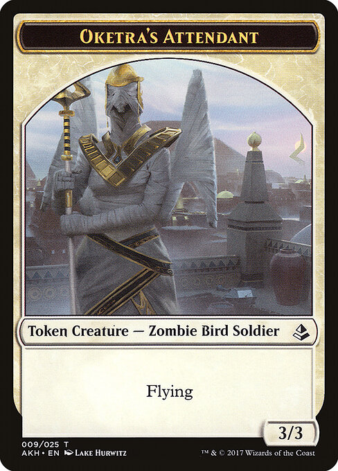 Oketra's Attendant — Amonkhet Tokens 9