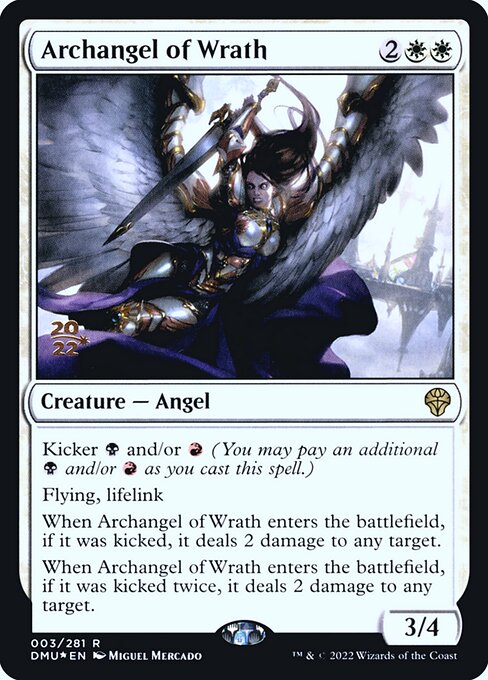 Arcanjo da Ira — Dominaria United Promos 3s
