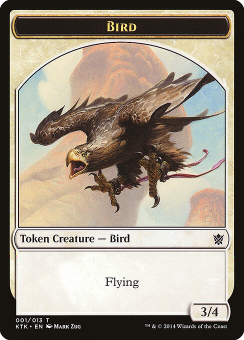 Bird — Khans of Tarkir Tokens 1