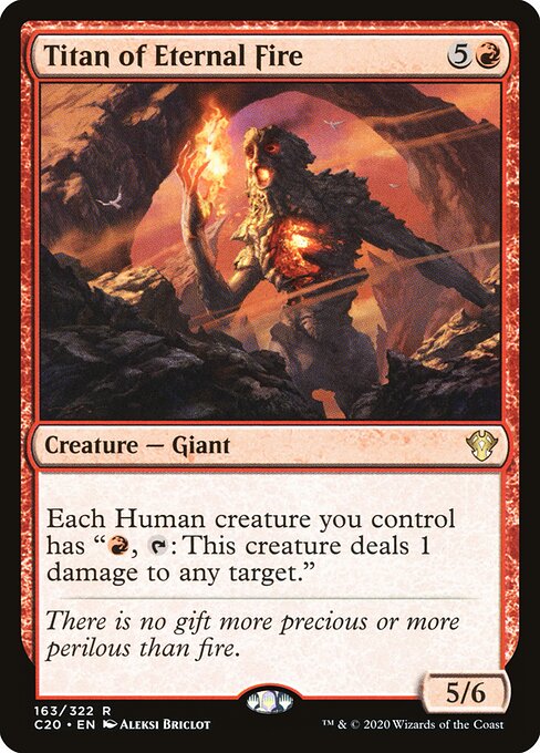 Titã do Fogo Eterno — Commander 2020 163